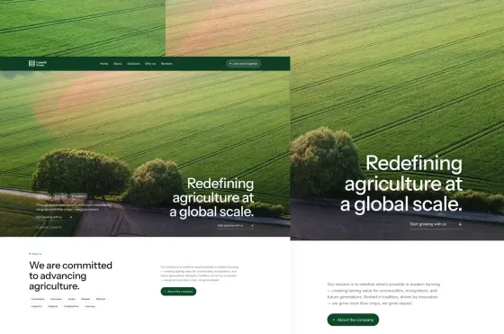 CubeHill agri-tech landing preview