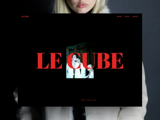Le Cube brand studio landing preview