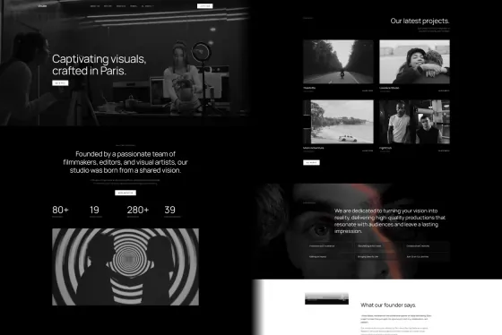 Vicube studio landing preview